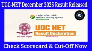 UGC-NET December 2025 Result